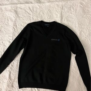 Chase Land’s End uniform top blouse pull over cardigan knitted top